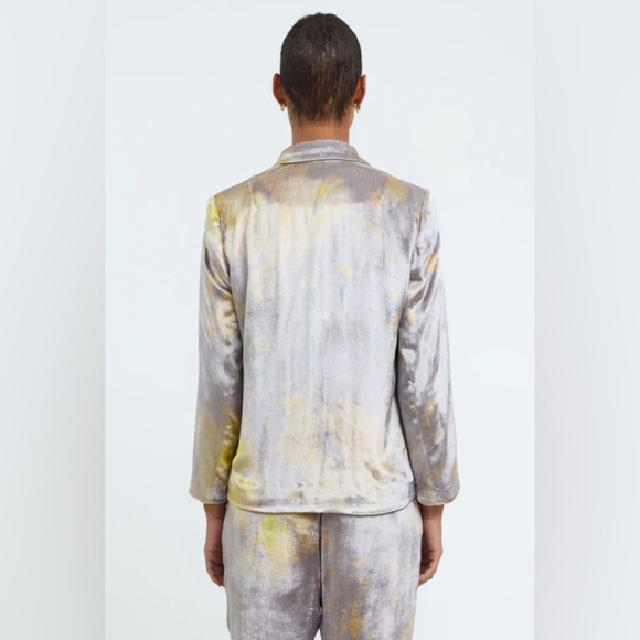 Raquel Allegra “Ether Lia” Velvet Set Blazer (L) & Pants (M), NWT Sample Sale - Picture 15 of 16